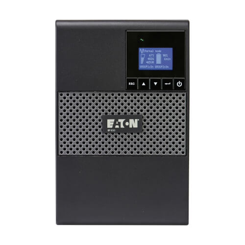 Eaton 5P 850VA 600W 230V Line-Interactive UPS, C14 Input, 6 C13 Outlets, True Sine Wave, Cybersecure Network Card Option, Tower Eaton 5P 850VA 600W 230V Line-Interactive UPS, C14 Input, 6 C13 Outlets, True Sine Wave, Cybersecure Network Card Option, Tower