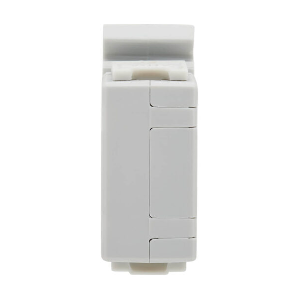 Tripp Lite series Cat6a Shielded In-Line DIN-Rail Mountable Snap-In Coupler (RJ45 F/F), TAA