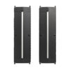 eb24423476e62e400f8a753a60039080 Tripp Lite series High-Capacity Vertical Cable Manager - Deep Double Finger Duct with Cover, Single Sided, 12 in. Wide, Black, 7 ft. (2.2 m)