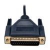 Tripp Lite series Null Modem Serial DB9 Serial Cable (DB9 to DB25 F/M), 6 ft. (1.83 m)