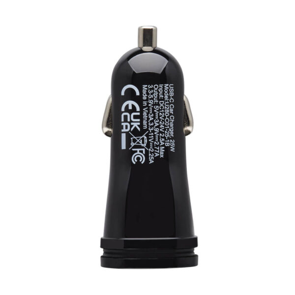 Tripp Lite series USB Car Charger - 25W PD Charging, USB-C, Black