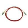 Tripp Lite series 40/100/400G Multimode 50/125 OM4 Fiber Optic Cable (Duplex SN-PC to Duplex LC-PC M/M), LSZH, Magenta, 3 m (9.8 ft.)