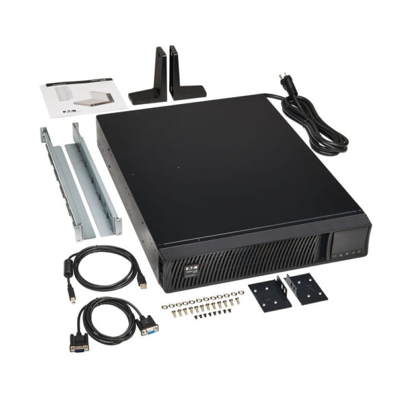 Tripp Lite SmartPro 1950VA 1950W 120V Line-Interactive Sine Wave UPS - 7 Outlets, Extended Run, LCD, USB, DB9, 2U Rack/Tower, TAA - SMART2200RXLTAA