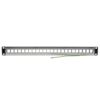 Tripp Lite series 24-Port 1U Rack-Mount Shielded Blank Keystone/Multimedia Patch Panel, RJ45 Ethernet, USB, HDMI, Cat5e/6