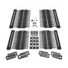 ebe910ac8498b5f1746c734c4f72ec33 Tripp Lite series High-Capacity Vertical Cable Manager - Deep Double Finger Duct with Cover, Double Sided, 6 in. Wide, Black, 7 ft. (2.2 m)