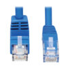ebf84cc7ecd600ff3e22161dbbe7466c Tripp Lite series Down-Angle Cat6 Gigabit Molded UTP Ethernet Cable (RJ45 Right-Angle Down M to RJ45 M), Blue, 20 ft. (6.09 m)