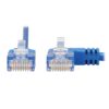 ebff3d70f5a2fad7a50fcbb74672c2b9-5 Tripp Lite series Right-Angle Cat6 Gigabit Molded Slim UTP Ethernet Cable (RJ45 Right-Angle M to RJ45 M), Blue, 7 ft. (2.13 m)