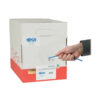 Tripp Lite series Cat5e 350 MHz Solid Core Plenum-Rated (UTP) PVC Bulk Ethernet Cable - Blue, 1000 ft. (304.8 m)