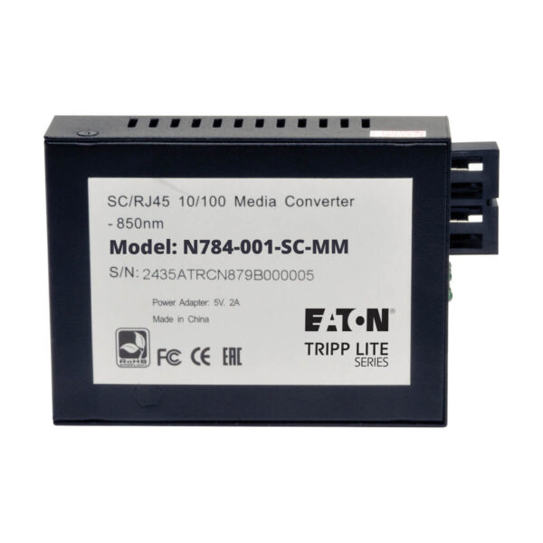 ec2b56735696da1b57fb7f8a7ef8fd8f Tripp Lite series 10/100 SC Multimode Fiber to Ethernet Media Converter, 550M, 850nm