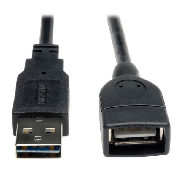 Tripp Lite series Universal Reversible USB 2.0 Extension Cable (Reversible A to A M/F), 1 ft. (0.31 m)