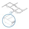 Tripp Lite series Toolless End Cap for Fiber Routing System, 240 mm (10 in.)