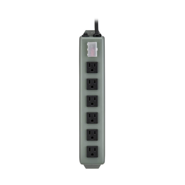 Tripp Lite series Industrial Power Strip Metal, Lighted Power Switch, 6-Outlet, 6 ft. (1.8 m) Cord