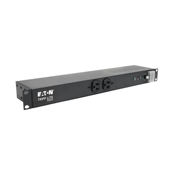 Tripp Lite series Isobar 12-Outlet Network Server Surge Protector, 15 ft. (4.57 m) Cord with L5-20P Plug, 3840 Joules, Diagnostic LEDs, 1U Rackmount