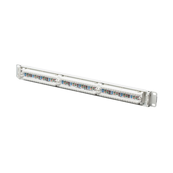 ec892c560fcb2c635043d6208b277fd9 Tripp Lite series 24-Port Cat6 Patch Panel - 4PPoE Compliant, 110/Krone, 568A/B, RJ45 Ethernet, 1U Rack-Mount, White, TAA