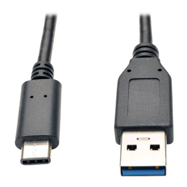 Tripp Lite series USB-C to USB-A Cable (M/M), USB 3.2 Gen 2 (10 Gbps), Thunderbolt 3 Compatible, 3 ft. (0.91 m)