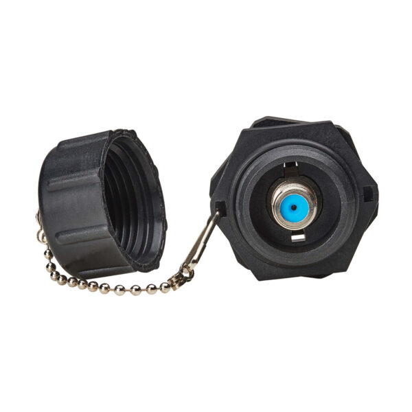 Tripp Lite series Rigid Industrial F-Type Adapter (M/F) - IP68, Black
