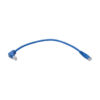 eca8f94a493e7534093b15c2c3ac1373 Tripp Lite series Up-Angle Cat6 Gigabit Molded UTP Ethernet Cable (RJ45 Right-Angle Up M to RJ45 M), Blue, 1 ft. (0.31 m)