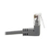 ed21b96105158353895ea37c00fe6864 Tripp Lite series Right-Angle Cat6 Gigabit Snagless Molded Slim UTP Ethernet Cable (RJ45 M/M), Gray, 1 ft. (0.31 m)