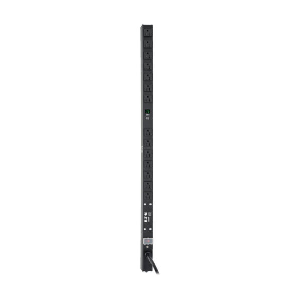Tripp Lite series 1.5kW Single-Phase Local Metered PDU, 100-127V Outlets (14 5-15R), 5-15P, 15 ft. (4.57 m) Cord, 0U Vertical, 36 in.