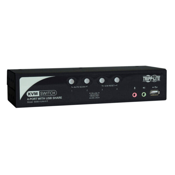 ed304c6a250d0dcf9e00f30e89482747 Tripp Lite series 4-Port KVM Switch with Audio, OSD and Peripheral Sharing