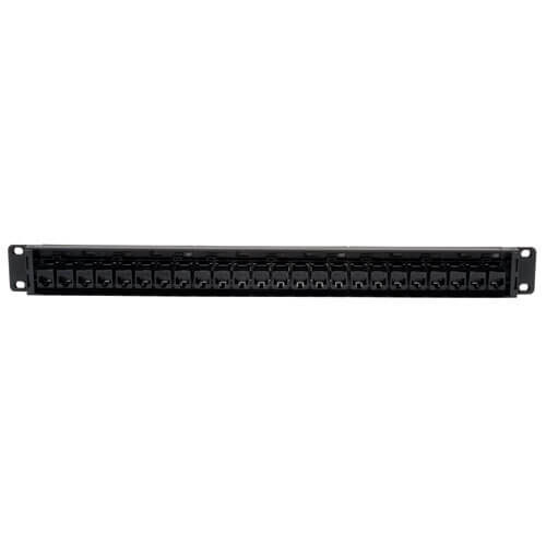 ed38ff0fa65c09ca4bcb36e48e38c703 Tripp Lite series 24-Port 1U Rack-Mount Cat6/Cat5 Feedthrough Patch Panel, RJ45 Ethernet, TAA