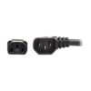 ed5007ed1de67bd78e5830d6438e66ab Tripp Lite series Heavy-Duty PDU Power Cord, C13 to Right-Angle C14 - 15A, 250V, 14 AWG, 6 ft. (1.83 m), Black