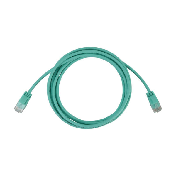 ed9c2fb8c47123dee4c28999dd7f349a-1 Tripp Lite series Cat6a 10G Snagless Molded Slim UTP Ethernet Cable (RJ45 M/M), PoE, Aqua, 10 ft. (3.1 m)