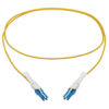 Tripp Lite series 400G Duplex Singlemode 9/125 OS2 Fiber Optic Cable (CS-UPC/CS-UPC), Round LSZH Jacket, Yellow, 1 m