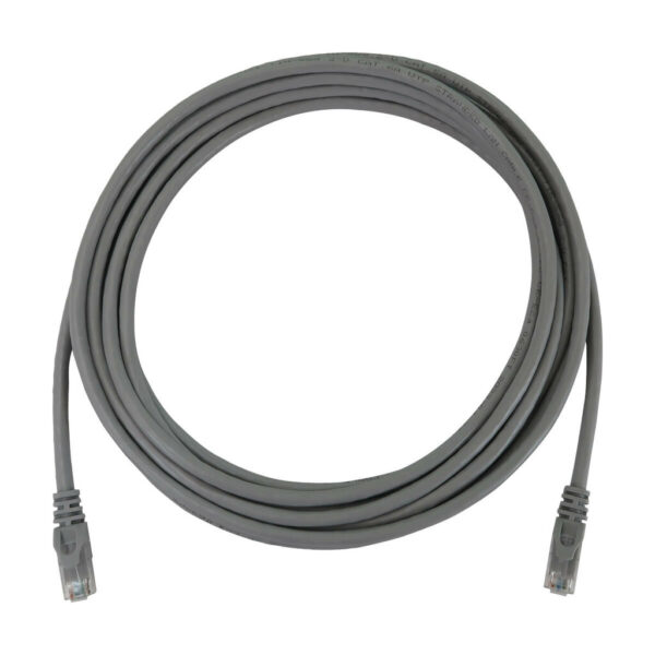 ee42c432153168ecbf4c075d71250cc2 Tripp Lite series Cat6a 10G Snagless Molded UTP Ethernet Cable (RJ45 M/M), PoE, Gray, 20 ft. (6.1 m)