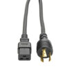Tripp Lite series Power Cord, C19 to NEMA L5-20P - Heavy-Duty, 20A, 125V, 12 AWG, 10 ft. (3.05 m), Black