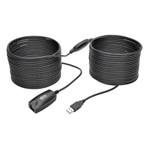 ee5513fb712b60c7a55c484cc94829e9 Tripp Lite series USB 2.0 Active Extension Repeater Cable (A M/F), 15M (49.21 ft.)