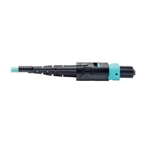 ee56636817b780e75637aefc712505c6 Tripp Lite series MTP/MPO Patch Cable with Push/Pull Tabs, 12 Fiber, 40GbE, 40GBASE-SR4, OM3 Plenum-Rated - Aqua, 2M (6 ft.)