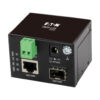 Tripp Lite series Unmanaged Industrial Gigabit Fiber to Ethernet Media Converter, 10/100/1000 Mbps, RJ45/SFP, -40° to 75°C, DC Power, TAA
