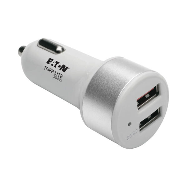 ee68489b081d19fabff226f82929dfb4 Tripp Lite U280-C02-S-QC3 mobile device charger Universal White Cigar lighter Auto