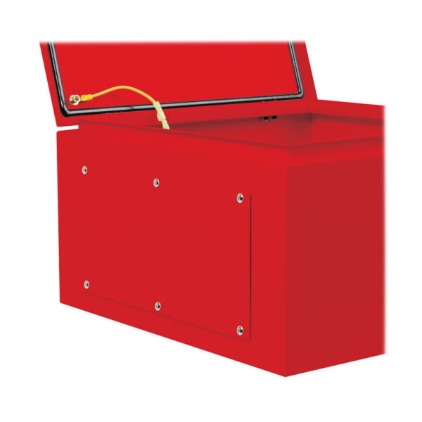Tripp Lite series SmartRack Outdoor Industrial Enclosure with Lock - NEMA 4, Surface Mount, Metal Construction, 18 x 18 x 10 in., Red