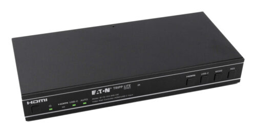 Tripp Lite series 1x4 Video Wall Controller - 4K 60 Hz, 1 HDMI/USB-C Input, 4 HDMI Outputs, HDR, 4:4:4