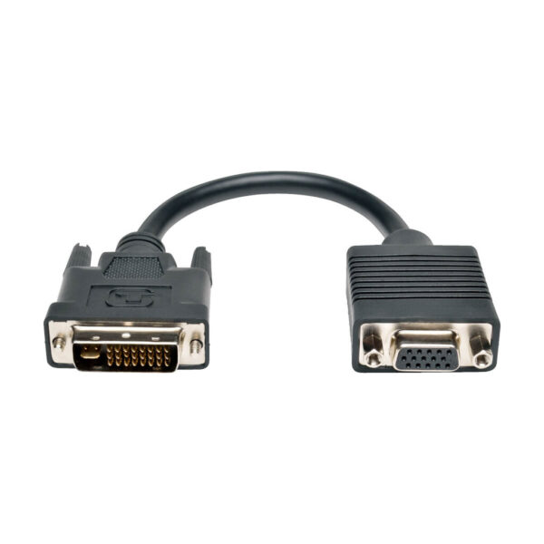 eef88b1b3759f628448e2555987c21df Tripp Lite series DVI to VGA Adapter Cable (DVI-I Dual-Link to HD15 M/F), 8 in. (20.3 cm)