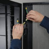 Tripp Lite series 42U Server Rack, Euro-Series - Expandable Cabinet, Standard Depth, Side Panels Not Included