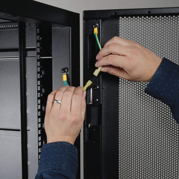 Tripp Lite series 42U Server Rack, Euro-Series - Expandable Cabinet, Standard Depth, Side Panels Not Included