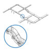 Tripp Lite series Toolless 45-Degree Up/Down Ramp Kit for Fiber Routing System, 120 mm (5 in.)
