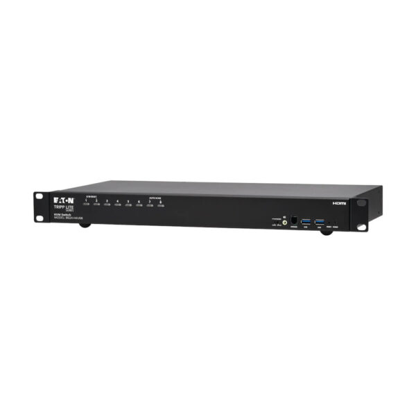 ef166d5643d6ab2034a9341f28d51fb1 Tripp Lite series 8-Port 4K HDMI/USB KVM Switch - 4K 60 Hz Video/Audio, USB Peripheral Sharing, 1U Rack-Mount, TAA