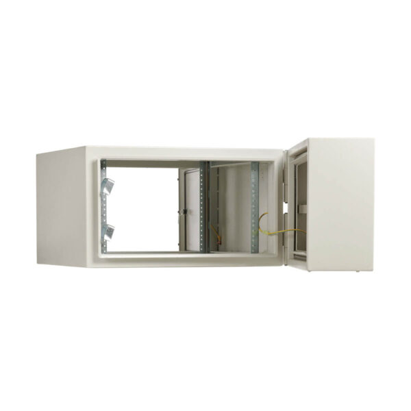 ef3036c3565c6305bb543c793c163ffb Tripp Lite series SmartRack Industrial Enclosure with Lock - NEMA 4, Wall Mount, Metal Construction, Hinged Back, 28 in. Depth, 6U, Gray