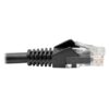 Tripp Lite series Cat6 Gigabit Snagless Molded (UTP) Ethernet Cable (RJ45 M/M), PoE, Black, 35 ft. (10.67 m)