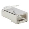 Tripp Lite series Cat6 RJ45 Pass-Through FTP Modular Plug, 50 Pack, TAA