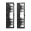 ef574b3eea5ffb4a6d1c8e76efe3d2eb Tripp Lite series High-Capacity Vertical Cable Manager - Deep Double Finger Duct with Cover, Single Sided, 12 in. Wide, Black, 7 ft. (2.2 m)