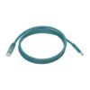 Tripp Lite series Cat6 Gigabit Molded (UTP) Ethernet Cable (RJ45 M/M), PoE, Green, 5 ft. (1.52 m)