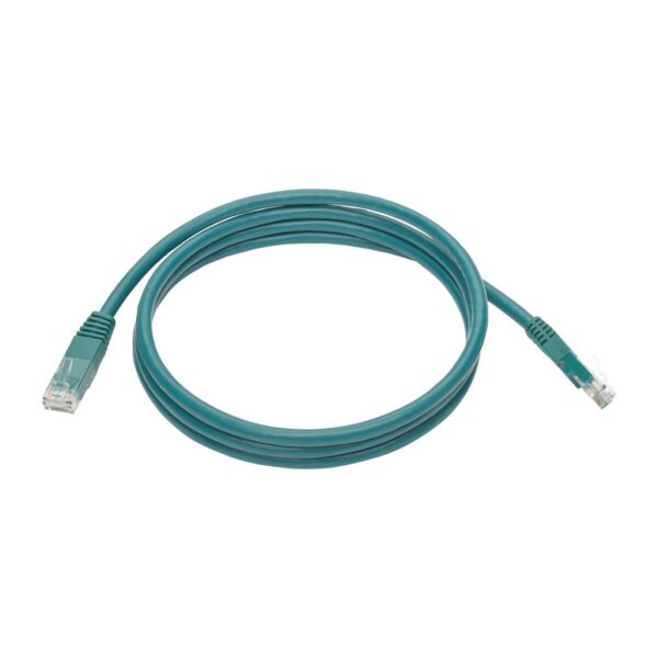 Tripp Lite series Cat6 Gigabit Molded (UTP) Ethernet Cable (RJ45 M/M), PoE, Green, 5 ft. (1.52 m)