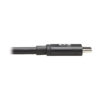 Tripp Lite series Thunderbolt 3 Passive Cable (M/M) - 20 Gbps, 5A 100W Power Delivery, 4K/60 Hz, 2M (6.56 ft.), Black