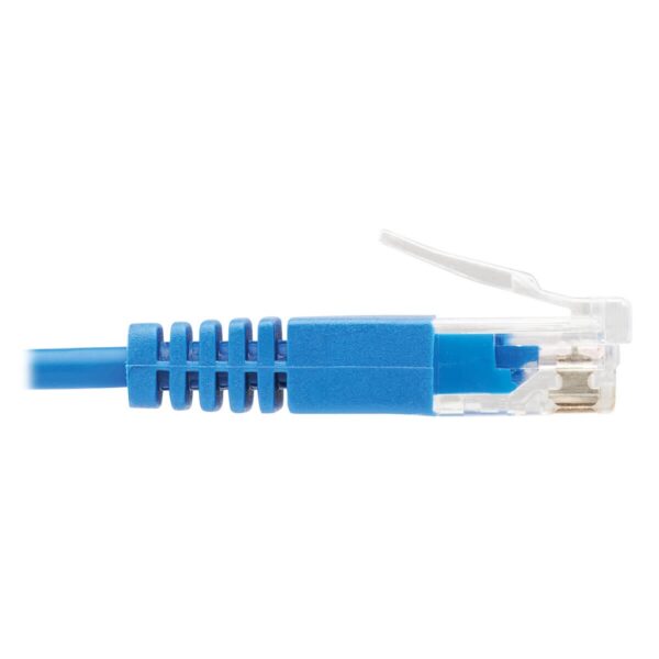 ef820cd9cf556a3e1819d7c09edb0a0c-1 Tripp Lite series Cat6a 10G Molded Ultra-Slim UTP Ethernet Cable (RJ45 M/M), Blue, 5 ft. (1.52 m)