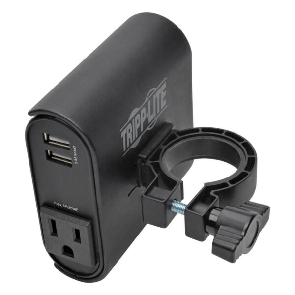 ef8763b68e702dd092eff9b3e72e28c3 Tripp Lite series AC/USB Charging Clip for Display Mounts